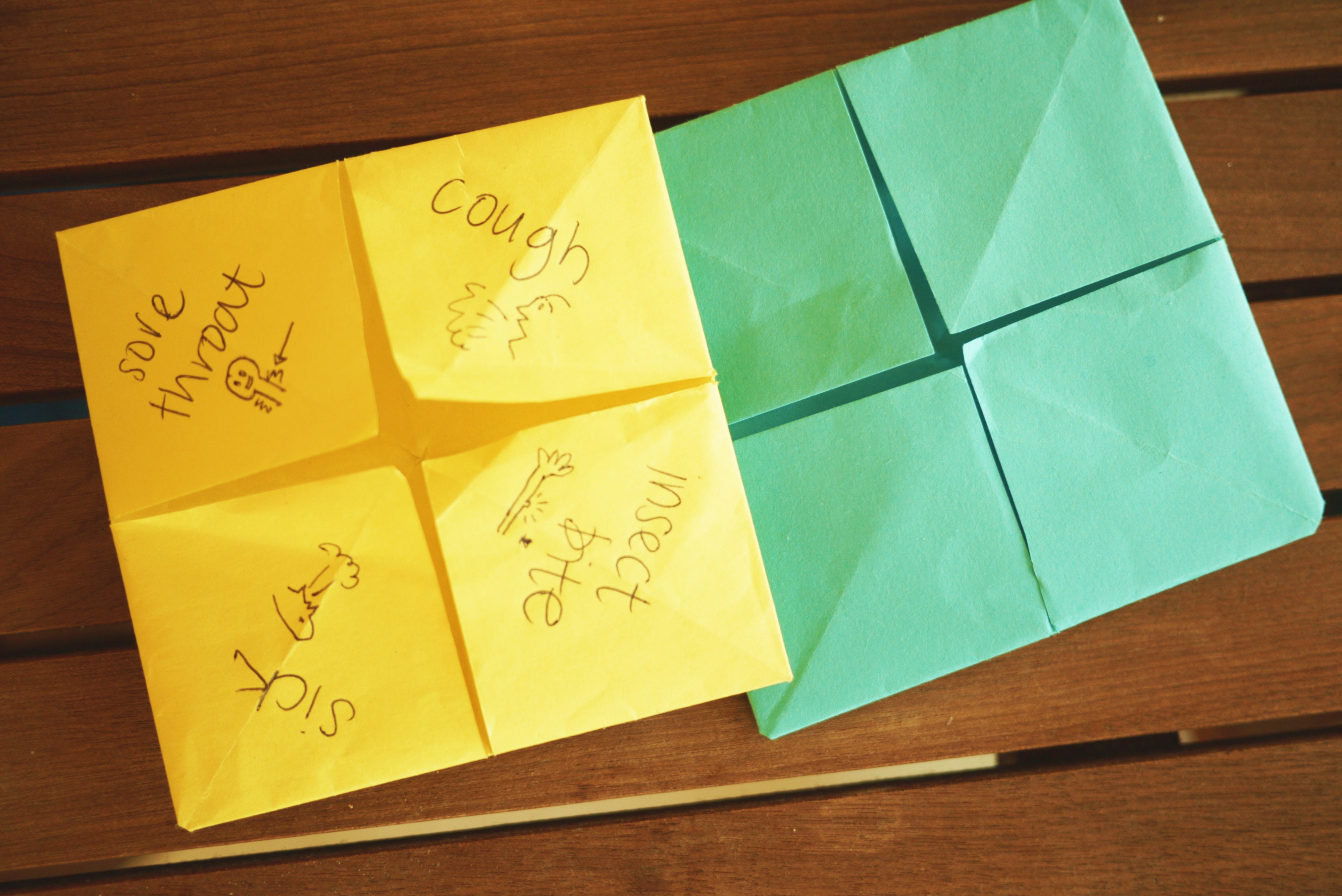 paper inside fortune teller write of A activity teller Activities Fortune revision Hive